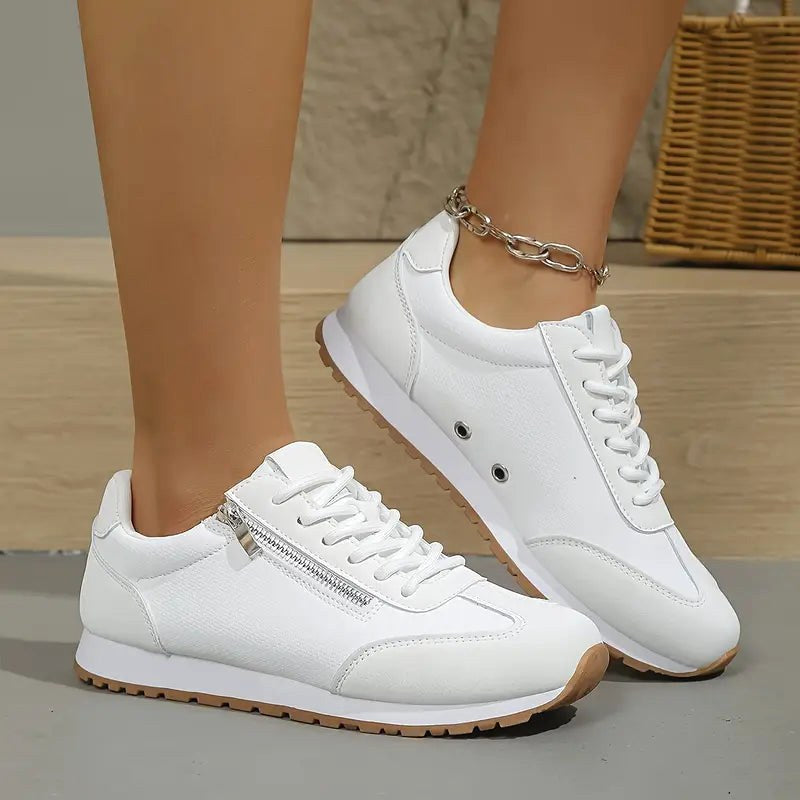 Eliza | Damskie ortopedyczne buty trekkingowe, wspierające buty slip-on | Rokishi | Beżowy