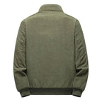 Kajetan | Męska kurtka, sztruksowa faktura, ciepły model | Rokishi | Khaki