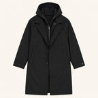 Zygmunt | Męska parka, z kapturem, wodoodporny model | Rokishi | Czarny