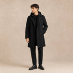 Zygmunt | Męska parka, z kapturem, wodoodporny model | Rokishi | Czarny