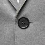 Leszek | Męska marynarka slim fit na jeden guzik, elegancki blezer | Rokishi | Szary