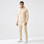 Franciszek | Męski zestaw domowy (loungewear) z kapturem, wygodny komplet dwuczęściowy | Rokishi