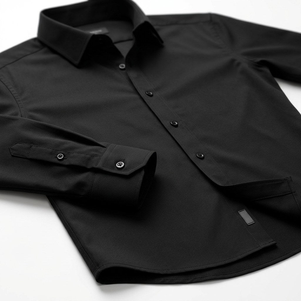 Marcel | Męska koszula typu stretch (krój slim fit), koszula biznesowa odporna na zagniecenia | Rokishi
