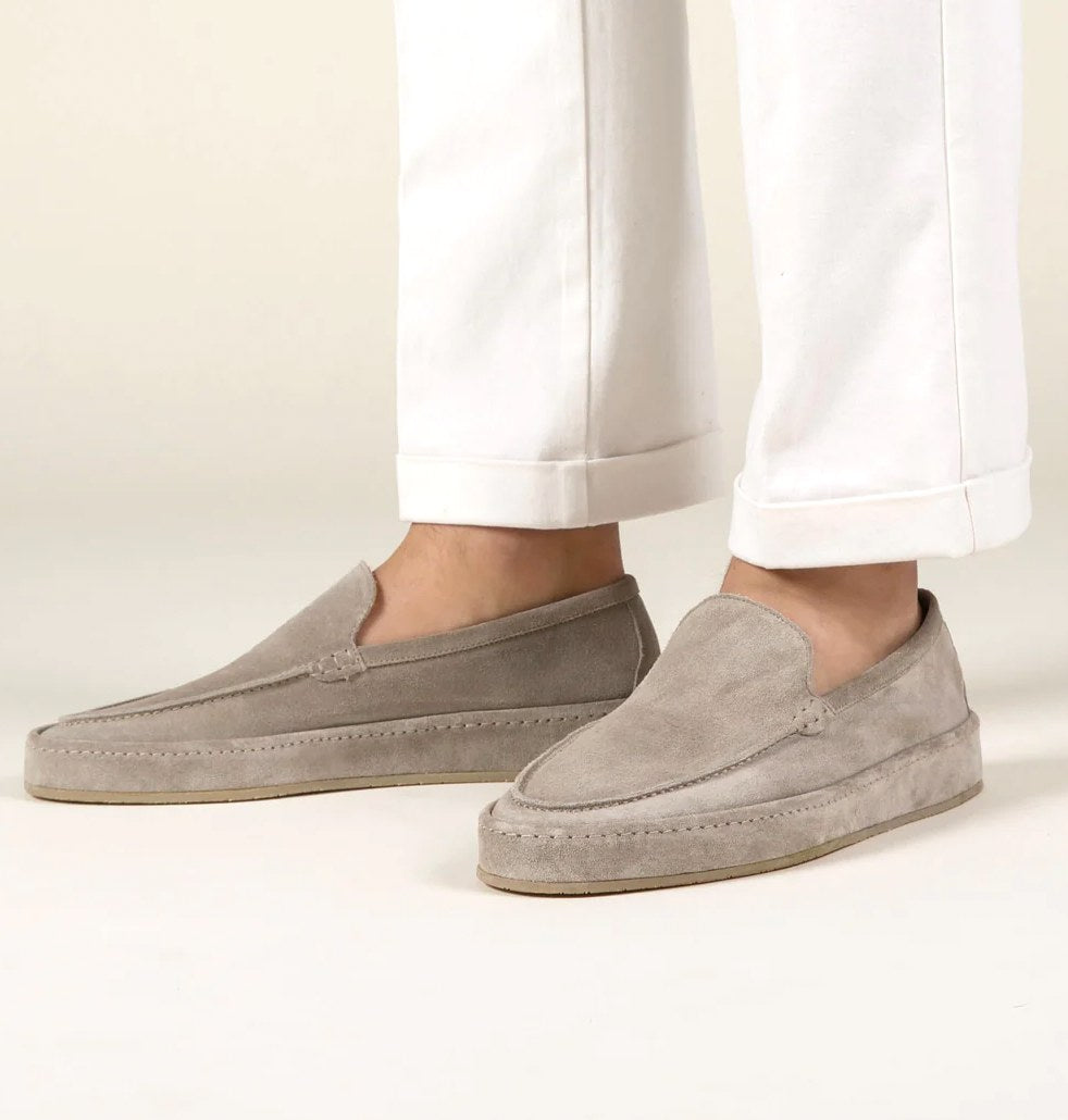 Bronisław | Męskie wsuwane buty (slippery) z amortyzowaną podeszwą, styl smart-casual | Rokishi