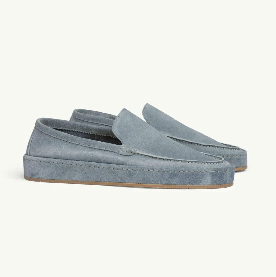 Bronisław | Męskie wsuwane buty (slippery) z amortyzowaną podeszwą, styl smart-casual | Rokishi