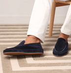 Bronisław | Męskie wsuwane buty (slippery) z amortyzowaną podeszwą, styl smart-casual | Rokishi