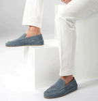 Bronisław | Męskie wsuwane buty (slippery) z amortyzowaną podeszwą, styl smart-casual | Rokishi