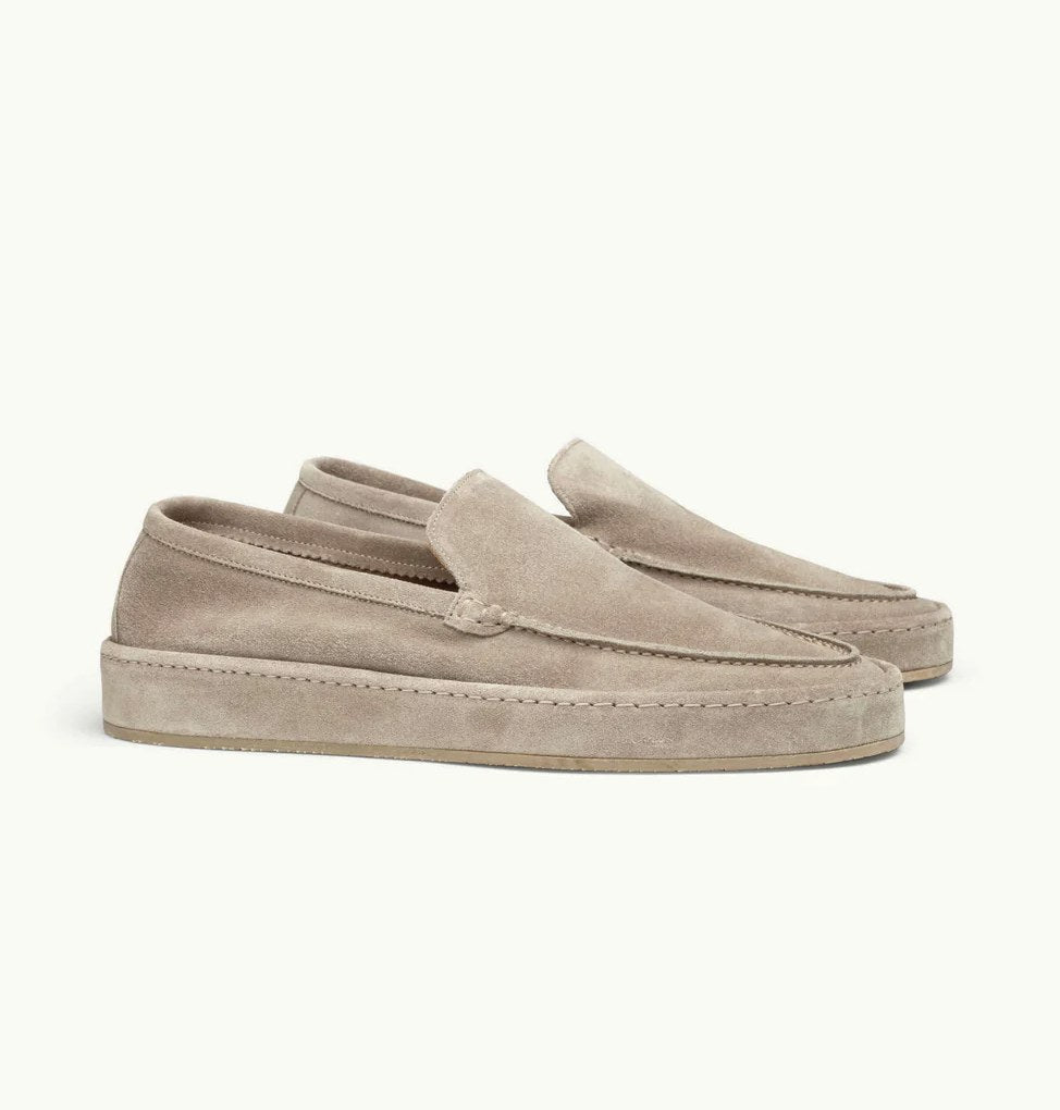 Bronisław | Męskie wsuwane buty (slippery) z amortyzowaną podeszwą, styl smart-casual | Rokishi