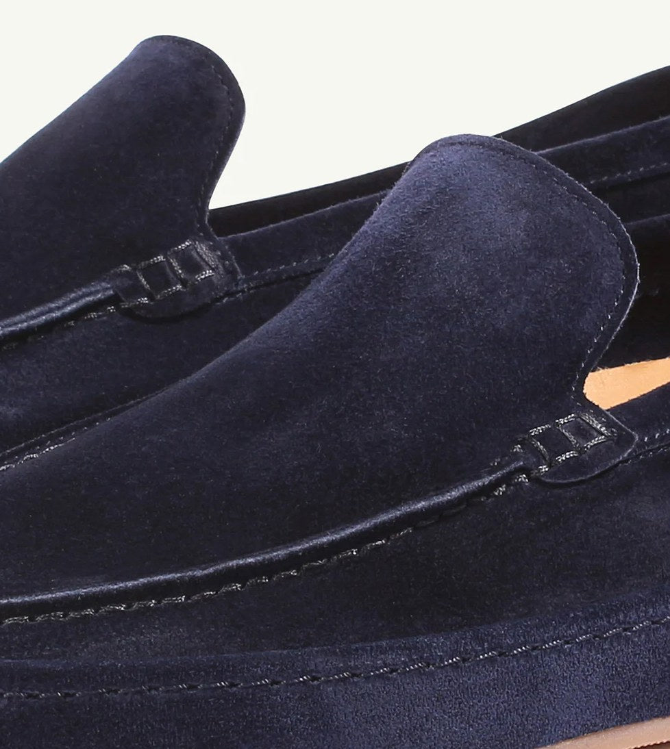 Bronisław | Męskie wsuwane buty (slippery) z amortyzowaną podeszwą, styl smart-casual | Rokishi