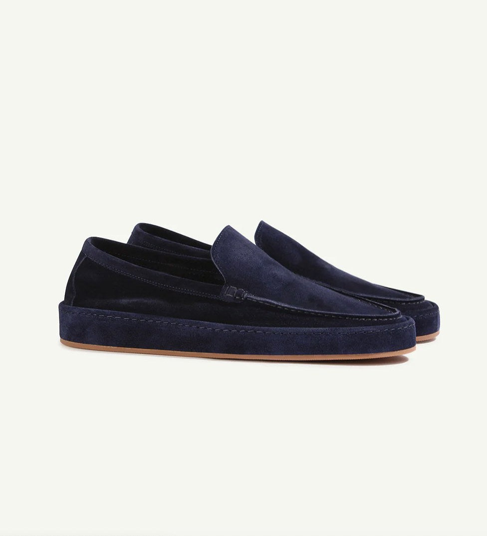 Bronisław | Męskie wsuwane buty (slippery) z amortyzowaną podeszwą, styl smart-casual | Rokishi