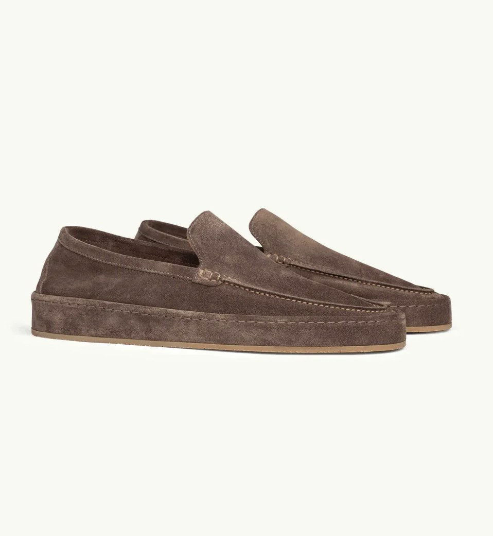 Bronisław | Męskie wsuwane buty (slippery) z amortyzowaną podeszwą, styl smart-casual | Rokishi