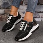 Iga | Damskie ortopedyczne sneakersy, wygodne buty slip-on | Rokishi | Niebieski