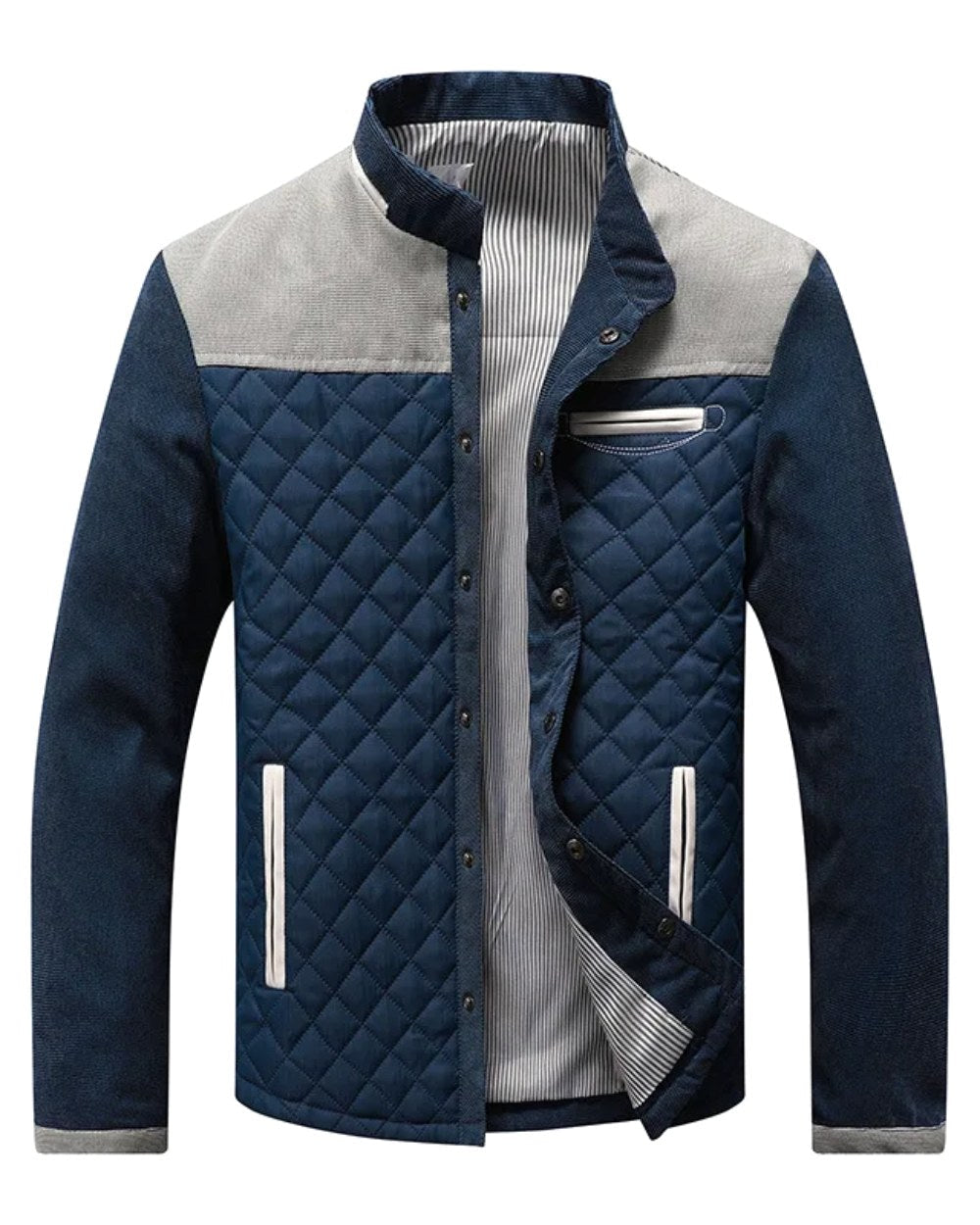 Waldemar | Męski dopasowany blazer, elegancki blazer biznesowy | Rokishi | Brązowy