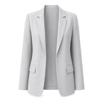Elżbieta | Damski dopasowany blazer, taliowana marynarka strukturalna | Rokishi | Fioletowy