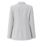 Elżbieta | Damski dopasowany blazer, taliowana marynarka strukturalna | Rokishi | Fioletowy