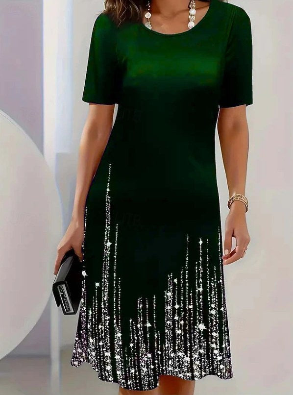 Apolonia | Elegancka damska sukienka wieczorowa midi, stylowa kreacja na wyjątkowe okazje | Rokishi