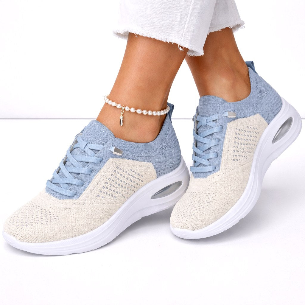 Beata | Damskie ortopedyczne sneakersy wsuwane, lekkie buty do chodzenia | Rokishi