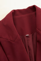 Marta | Damska sukienka typu blazer z dekoltem w serek, elegancki model midi | Rokishi