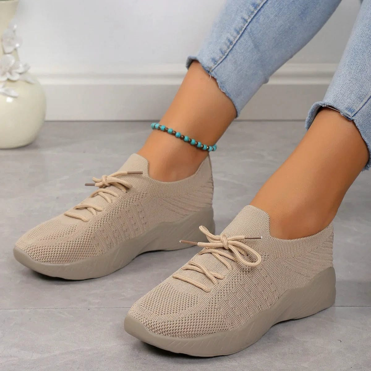 Kornelia | Damskie ortopedyczne buty typu slip-on | Rokishi | Błękitny