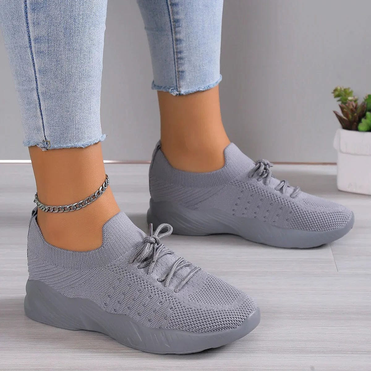 Kornelia | Damskie ortopedyczne buty typu slip-on | Rokishi | Błękitny