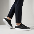 Michał | Męskie sneakersy z perforowanej skóry, oddychające obuwie w stylu smart-casual | Rokishi