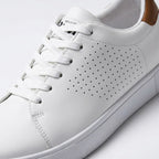 Michał | Męskie sneakersy z perforowanej skóry, oddychające obuwie w stylu smart-casual | Rokishi