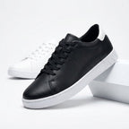 Michał | Męskie sneakersy z perforowanej skóry, oddychające obuwie w stylu smart-casual | Rokishi