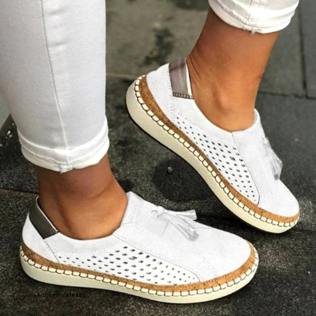 Róża | Damskie ortopedyczne buty slip-on, przewiewne buty komfortowe | Rokishi | Zielony