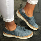 Róża | Damskie ortopedyczne buty slip-on, przewiewne buty komfortowe | Rokishi | Zielony