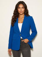 Honorata | Damski taliowany blazer, dopasowana elegancka marynarka | Rokishi | Czerwony