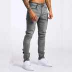 Patryk | Męskie jeansy slim fit, nowoczesne jeansy z elastycznego denimu | Rokishi
