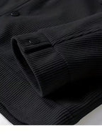 Waldemar | Męska kurtka sztruksowa z klasycznym kołnierzem, swobodna koszula wierzchnia (overshirt) | Rokishi