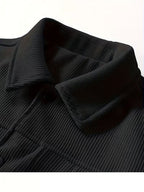 Waldemar | Męska kurtka sztruksowa z klasycznym kołnierzem, swobodna koszula wierzchnia (overshirt) | Rokishi
