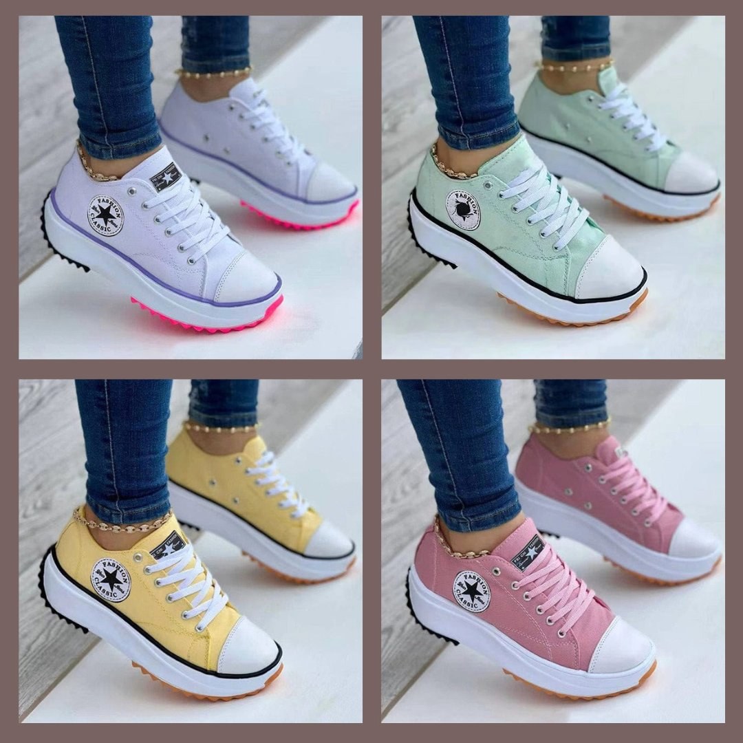 Kornelia | Damskie ortopedyczne sneakersy z ergonomicznym wsparciem, wygodne sneakersy trekkingowe | Rokishi | Biały