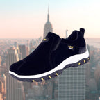 Jan | Męskie buty typu slip-on z amortyzacją, ergonomiczne buty do chodzenia | Rokishi | Brązowy