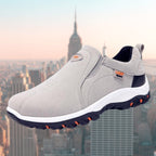 Jan | Męskie buty typu slip-on z amortyzacją, ergonomiczne buty do chodzenia | Rokishi | Brązowy