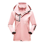 Danuta | Damska wodoodporna kurtka softshell, wiatroszczelny płaszcz sportowy | Rokishi | Czarny