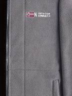 Marcin | Męska bluza polarowa z kołnierzem, bluza polarowa outdoorowa | Rokishi | Khaki