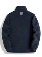 Marcin | Męska bluza polarowa z kołnierzem, bluza polarowa outdoorowa | Rokishi | Szary