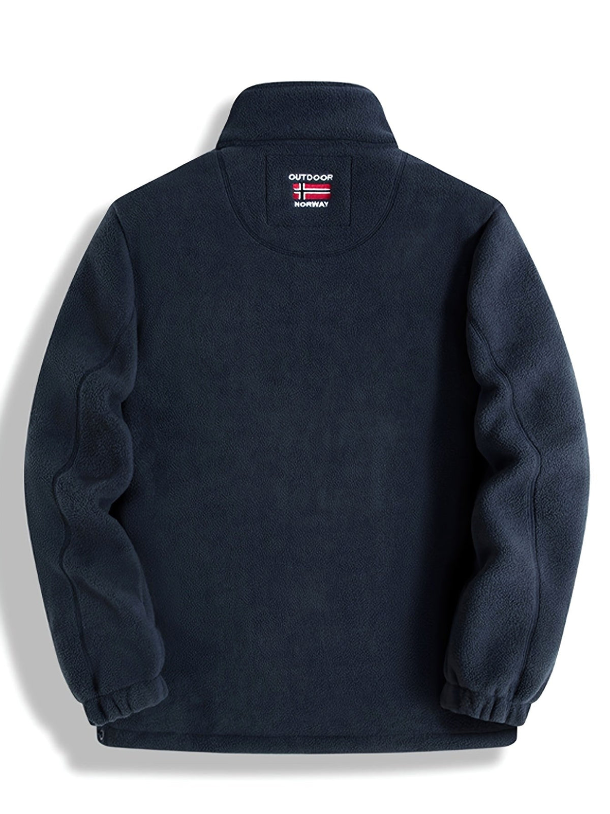 Marcin | Męska bluza polarowa z kołnierzem, bluza polarowa outdoorowa | Rokishi | Szary