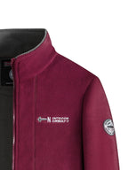 Marcin | Męska bluza polarowa z kołnierzem, bluza polarowa outdoorowa | Rokishi | Ciemny niebieski