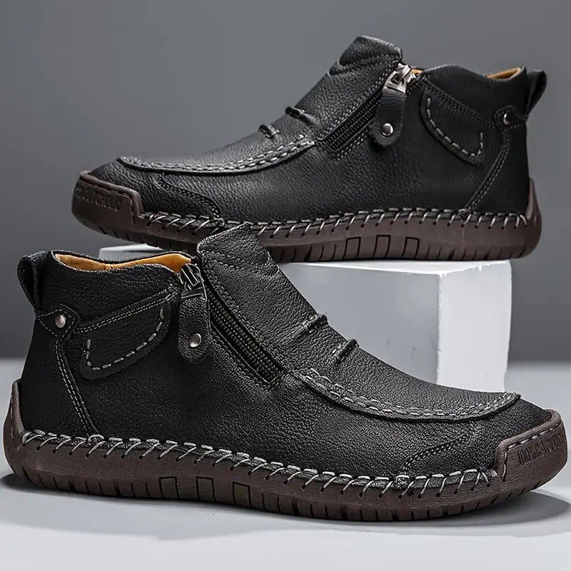 Wacław | Ergonomiczne męskie buty wsuwane, wygodne obuwie na co dzień | Rokishi