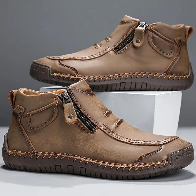 Wacław | Ergonomiczne męskie buty wsuwane, wygodne obuwie na co dzień | Rokishi