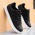 Emil | Męskie sznurowane sneakersy, niskie buty ortopedyczne | Rokishi | Czarny