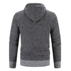 Franciszek | Męska bluza premium z kapturem, elegancka bluza z kapturem | Rokishi | Brązowy