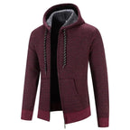 Franciszek | Męska bluza premium z kapturem, elegancka bluza z kapturem | Rokishi | Zielony