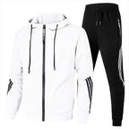 Piotr | Męski dres o kroju relaxed fit, nowoczesny dwuczęściowy komplet | Rokishi | Granatowy
