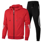 Piotr | Męski dres o kroju relaxed fit, nowoczesny dwuczęściowy komplet | Rokishi | Granatowy